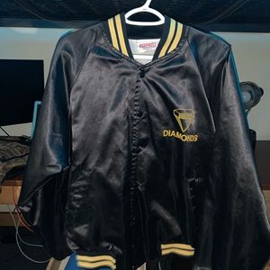 ATL diamonds black varsity Jacket